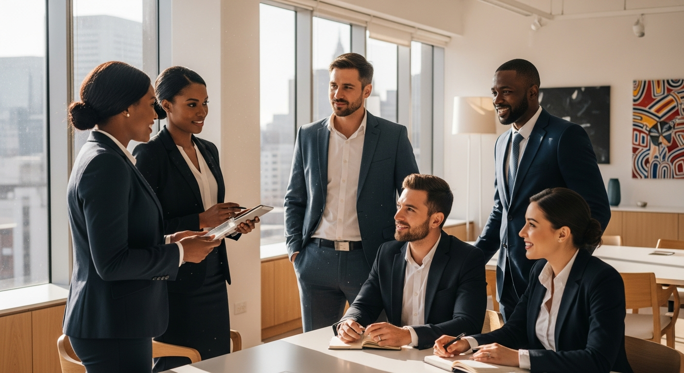 The Paybar payroll team in consultation